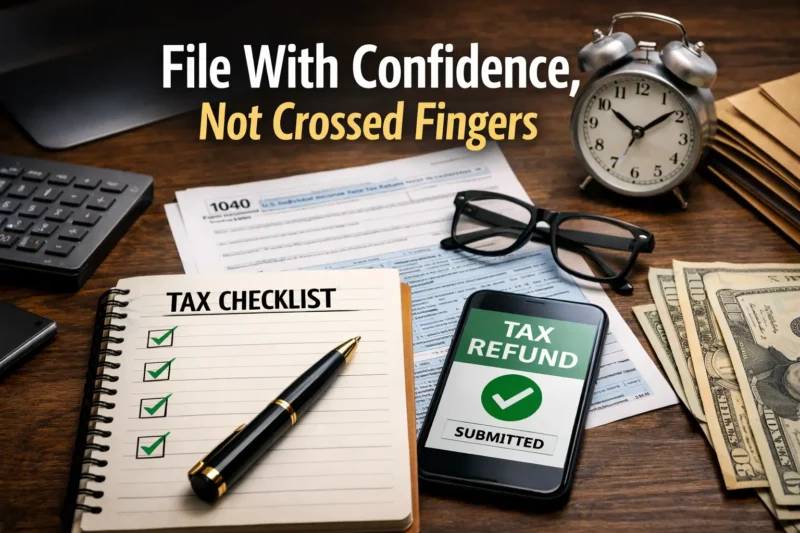 File Your Tax With Confidence, Not Crossed Fingers, Use The Tax Filing Checklist